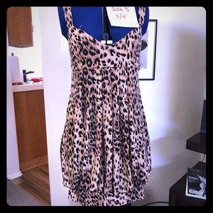 Leopard bubble dress